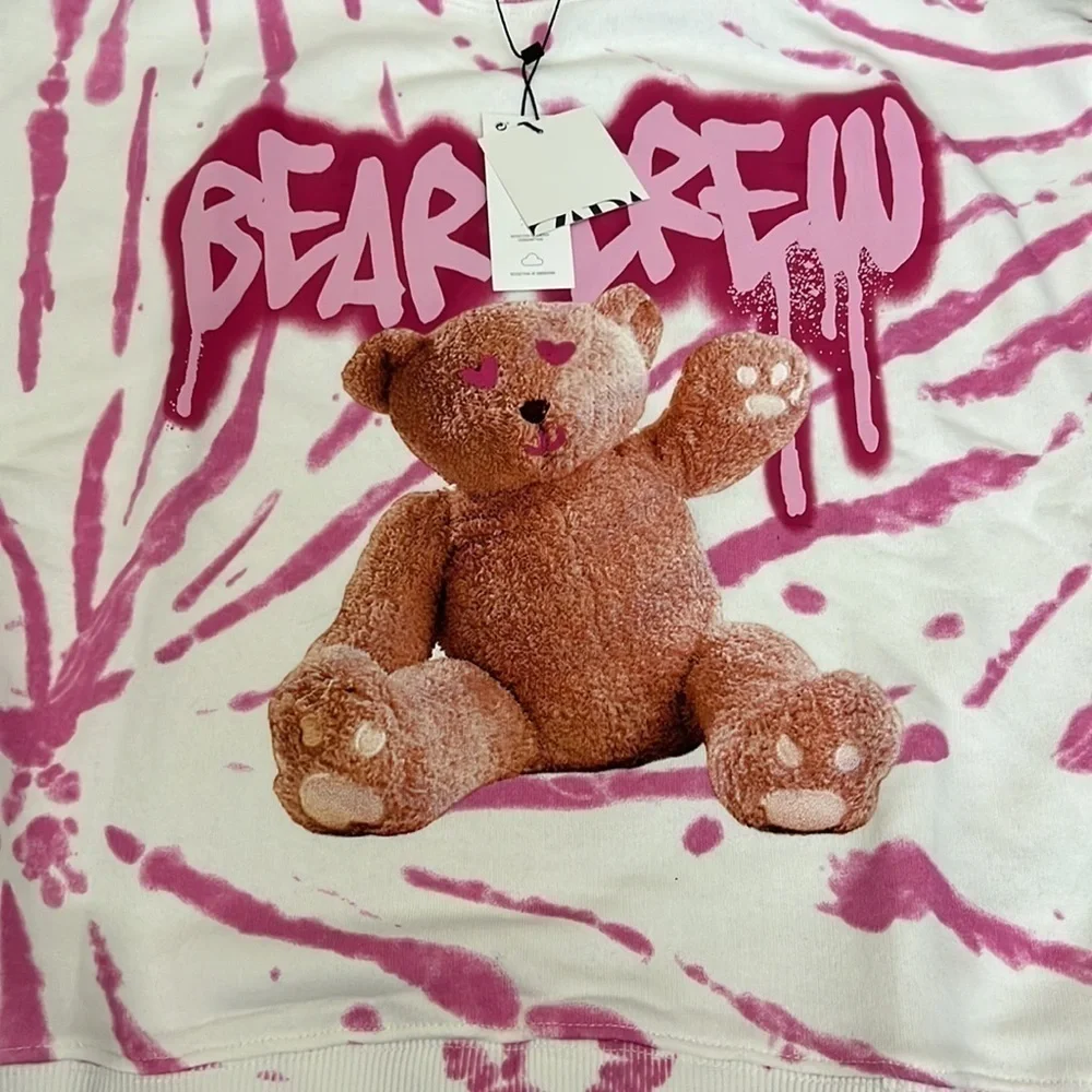 Zara Tie Dye Bear Sweatshirt